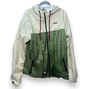 Crowns Guam green windbreaker